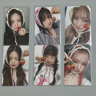 [크리퍼스큘]아이브 정품 스카우트 팬미팅 엠파시 앨범 미공포 포카 사웨 럭드 3차 찐포 딸기 포토카드, 딸기리즈, 1개