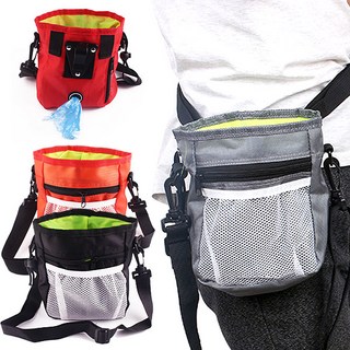 도매창고 애견 훈련가방 간식가방 강아지 트릿백, 블랙, 1개