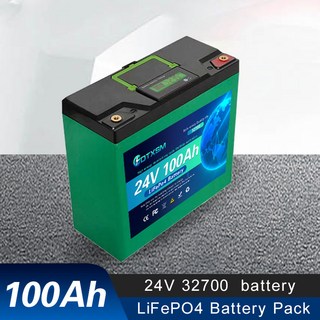 24V 100Ah/120AH LiFePO4 32700 배터리에는 LED 전원 디스플레이가 있는 BMS RV 충전식 철인 리튬 인산염이, 01 1PCS 24V 100Ah