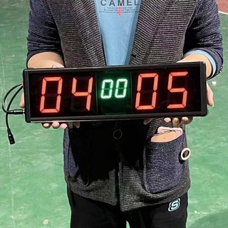 전자스코어보드 농구 축구 디지털 점수판, 충전 리모콘+버튼 3인치 사이즈:40*12cm, 1개