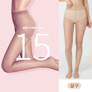 비너스 15D 스트롱 소프트밴드 팬티스타킹 3개