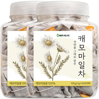 이너블릭 캐모마일차 1500만 티백 판매 돌파 PLA 친환경 필터, 1g, 100개입, 2개
