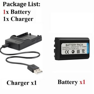 ENEL1 ENEL1 EN EL1 배터리 및 충전기 Nikon E880 CoolPix 4300 5400 8700 500 775 880 885 990 995 배터리 1650mah, 4.1PCS with Charger, 1개