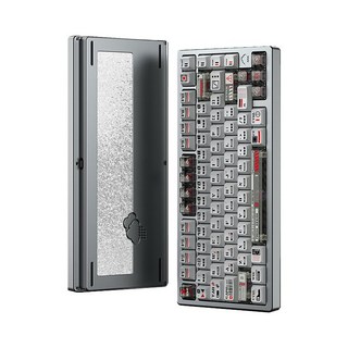 WOB Rainy 75 RT 레이니 Pro 상옵 RGB 자석축, 그레이