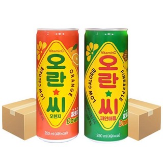오란씨 오렌지 30캔 + 파인애플 30캔 (총60캔), 60개, 250ml