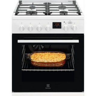 일렉트로룩스 LKK640200W 가스 버너 4개 전기오븐 화이트