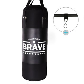 브레이브 저소음 가정용 샌드백 블랙에디션