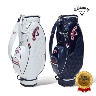 [한국캘러웨이정품] 22년형 PU 스포츠 여성용 캐디백, 네이비