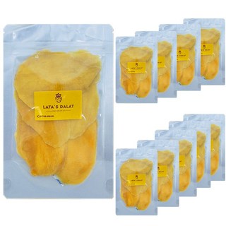 베트남 라타스 건망고 망고햠량 95% 다양한 용량, 80g, 10개