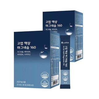 서울대 위바이옴 흡수에 용이한 글루콘산 액상 마그네슘 고업 액상 마그네슘160, 600ml, 2개
