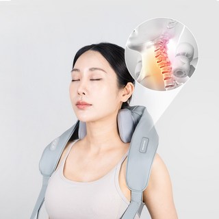 스마텍 목 어깨 무선 온열 마사지기 ST-WM03, 혼합색상