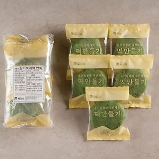 현미 쑥 개떡 만들기 반죽 100g X 5봉, 5개