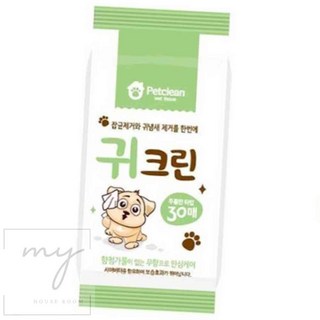 내집방 강아지 귀청소 티슈 30매입 강아지눈물티슈, 1개, 30개