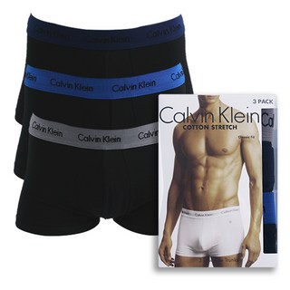 캘빈클라인 언더웨어 CK 남자 팬티 속옷 드로즈 사각 면 3장 세트 NU2664
