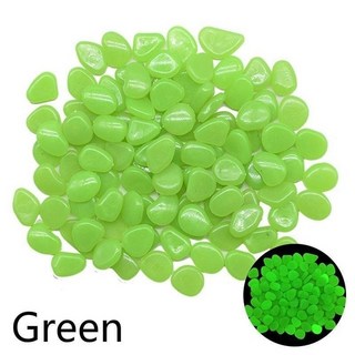 사고석 야광 돌 어둠 속 자갈빛 야외 산책로 홈 정원 마당 어항 조약돌 100 개, [02] 사고석 Green