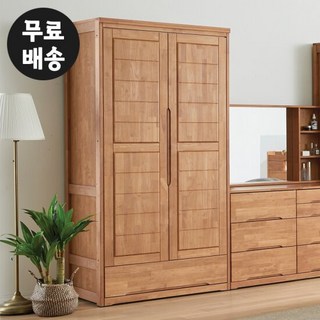 엔드 원목 싱글장롱 고무나무 입본장 장롱(1통)
