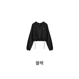우리무드 여름 루즈핏 크롭 바람막이
