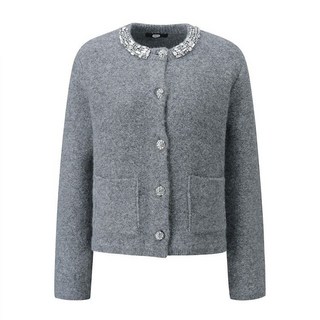 듀엘 비딩 자수 울 가디건 D244KSL043 471122