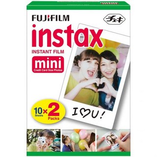 카메라 필름 일회용카메라 흑백 후지필름 인스탁스 미니 트윈 팩 20매 노출, 1개
