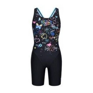 레노마 수영복 여아 그래피티 플라워 부 반신수영복