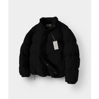 [무드인사이드] 투웨이 커플 숏패딩 Black