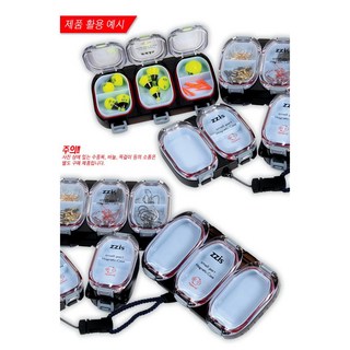 [자바낚시] ZZIS 소품케이스 태클박스 바늘집 자석판 찌스소품통 민물낚시 바다낚시 테클박스, 찌스 Triple_4P