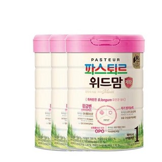 롯데웰푸드 파스퇴르 위드맘 제왕 1단계 3캔 + 제왕 베이비 생유산균, 2개