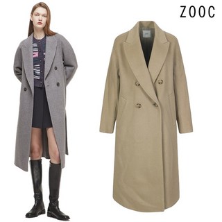 주크 캐시미어 울혼방 롱코트 Z224MSG509 BE