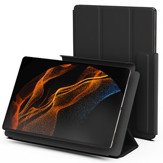 신지모루 마그네틱 폴리오 펜슬 커버 태블릿PC 케이스, 블랙, 1개