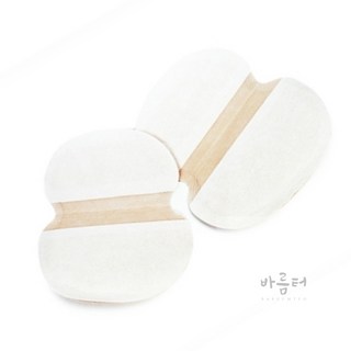 바름터 겨드랑이 땀흡수 스티커 패치 살색 1쌍(2개) 12X11CM, 2개