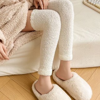 이지레그 남여공용 부드러운 탁테일 레그워머 수면 발토시 2켤레