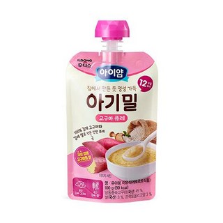 일동후디스 아이얌 아기밀 고구마 퓨레