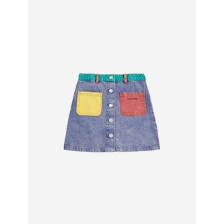 보보쇼즈 25SS 컬러블락 데님 스커트 B125AC072 1285259