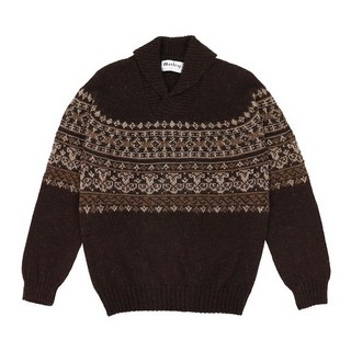 크루넥 스웨터 M5233-Shawl Black