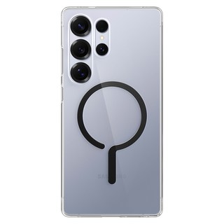 슈피겐 갤럭시 맥세이프 케이스 에어스킨원탭메탈링맥핏 클리어블랙