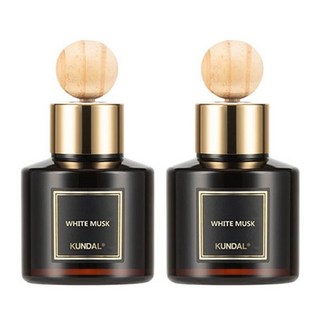 쿤달 쿤달 퍼퓸 차량용 디퓨저 75ml 2구 화이트머스크, 2개