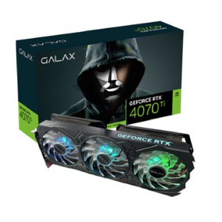갤럭시 GALAX 지포스 RTX 4070 Ti EX GAMER BLACK OC V2 D6X 12GB