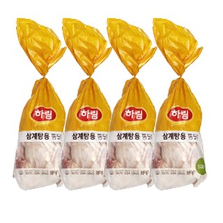 하림 IFF 삼계탕용 통닭 530g, 4개