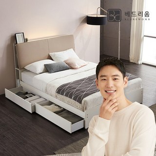금성침대 [베드리움]수납 슈퍼싱글 서랍 침대프레임(SS), 없음/없음/없음
