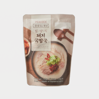 피코크 밀양식 돼지국밥국 500g, 2개