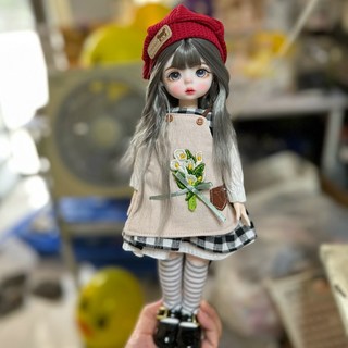 구체관절인형30cm 핸드메이드 메이크업 인형+의상+가발+구두 풀세트, 3번, 1개