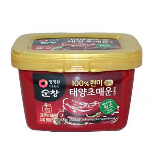 청정원 순창 태양초 매운 고추장 골드 500g – 1개 순창매운고추장 청정원 순창 태양초 매운 고추장 골드 500g – 1개 순창매운고추장