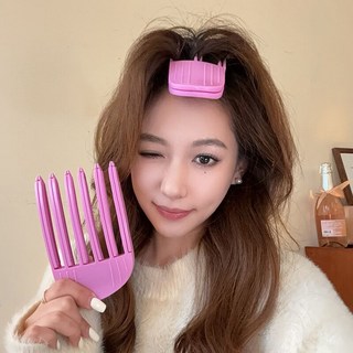 초간편 헤어 뿌리 볼륨 핀처 집게 2P 세트 1세트 로즈핑크 상품 이미지