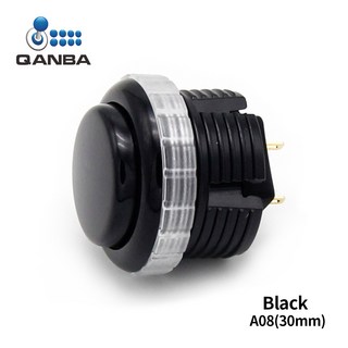 QANBA 중력 LX 아케이드 버튼 클리어 기계식 푸시 스위치 스틱 DIY 부품 30mm, 한개옵션2, 1개