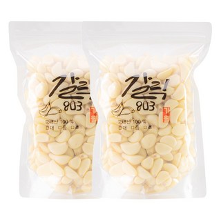갈릭803 국산마늘 24년 깐마늘 2kg, 2kg(대), 1개
