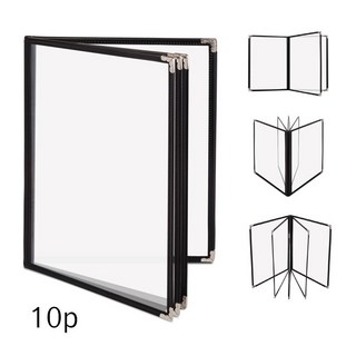 (우리메뉴) 투명메뉴판 10p 12p 16p 10page(5장) 상품 이미지