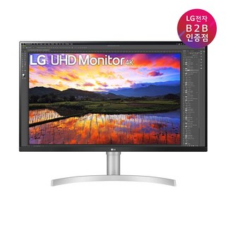 LG전자 32인치 4K UHD 모니터 32UN650 틸트 높낮이 컴퓨터 사무용 디자이너 게이밍, 81cm