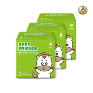 앙블랑 킵프렌즈 밴드 기저귀 아동공용, 4단계, 84매