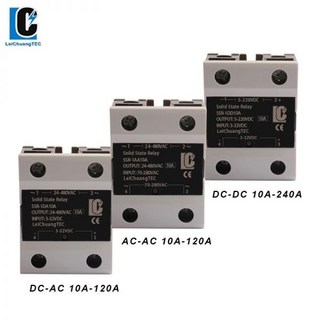 SSR 단상 솔리드 스테이트 릴레이 DC-AC AC-DC 10A 25A 40A 60A 80A 100A 120A 180DD 240DD, 1개
