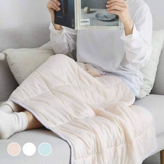 [아망떼] 소다 냉감 무릎 담요 3colors, 색상:피치소다